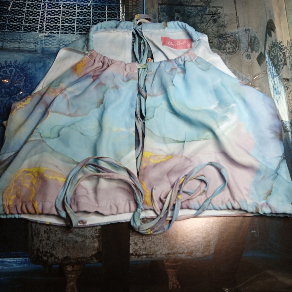 Mary scott womens short sleeves shirt